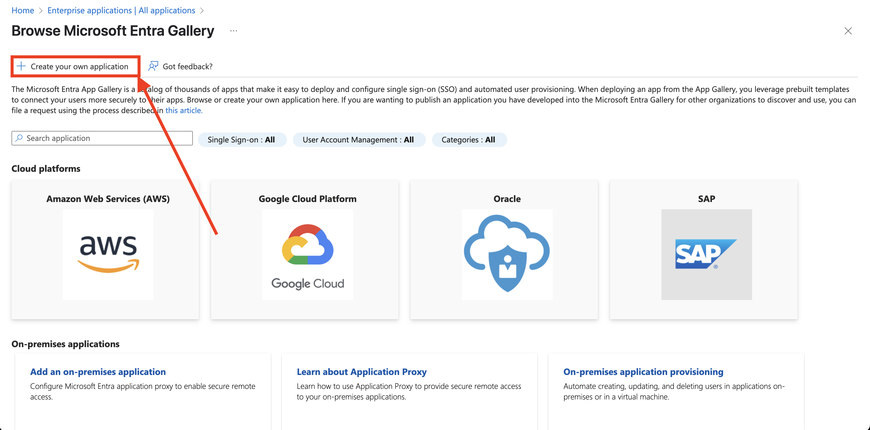 Create your own application.